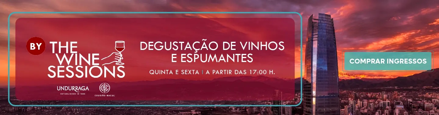 Sessão de vinhos no sky costanera